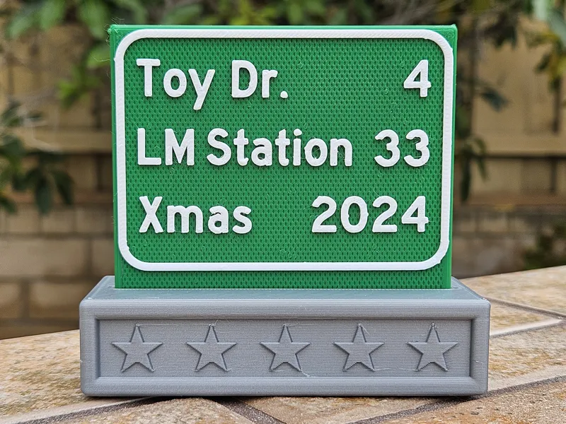 Highway Sign for 2024 Community Print Drive