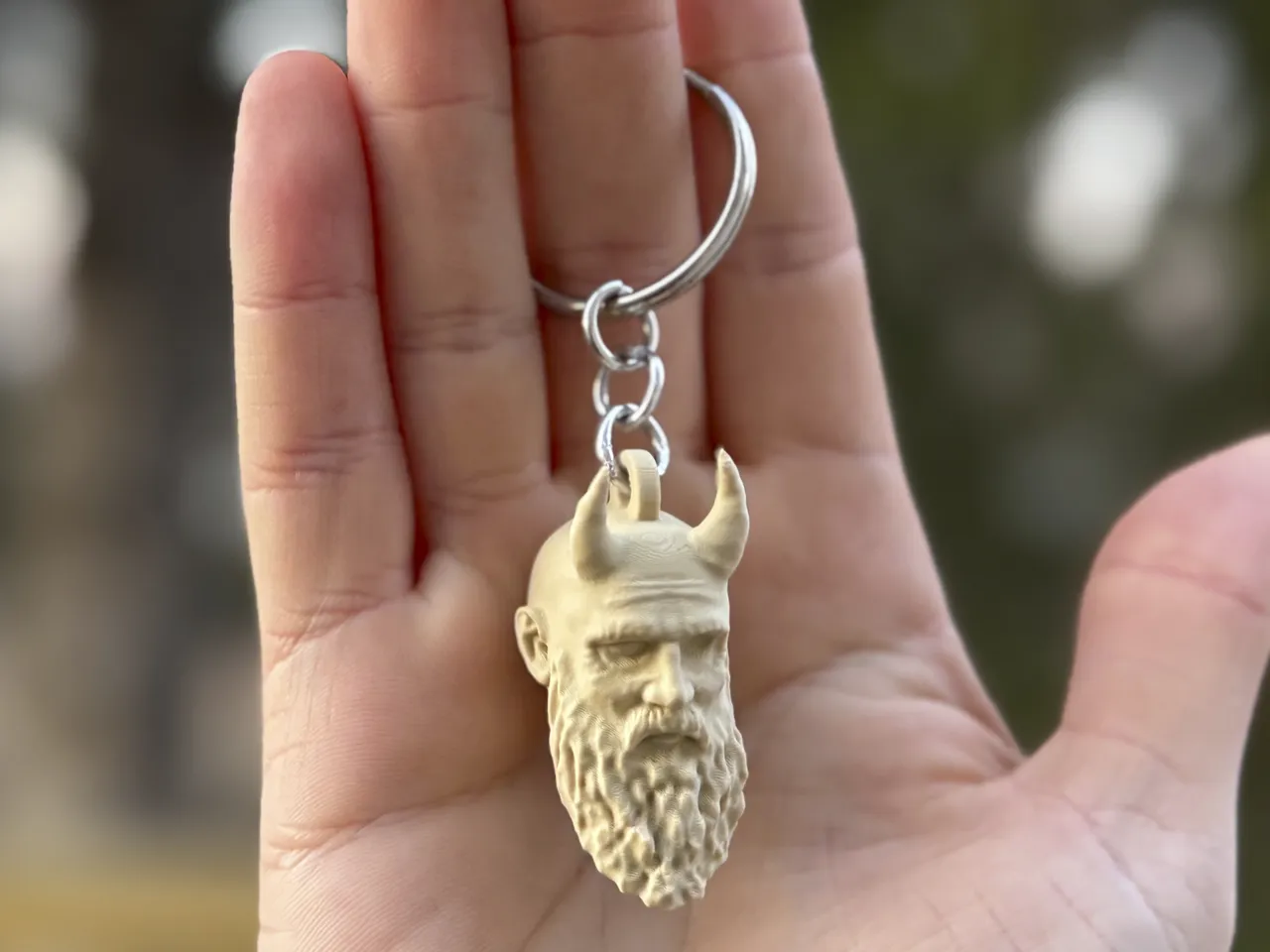 Mimirs Head KeyChain (God of War) view 2