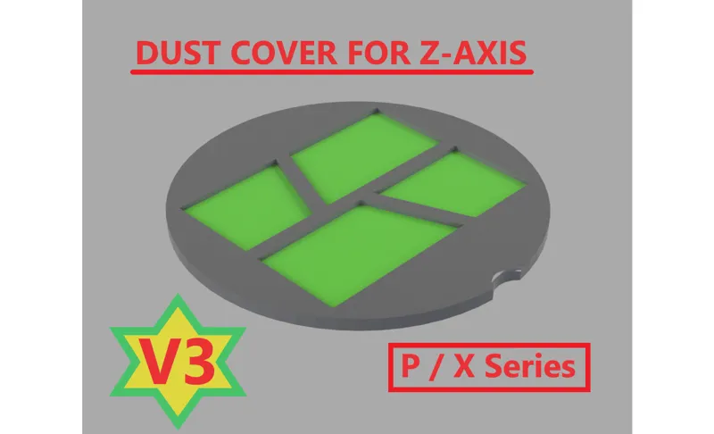 V3 - Dust cover for P1P / P1S / X1 / X1C printer series - with LOGO