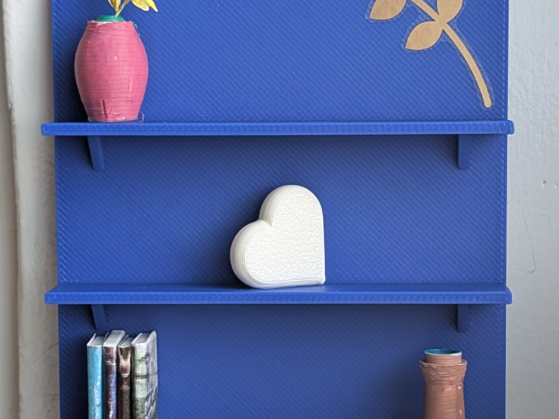 Cute Bookshelf with Accessories