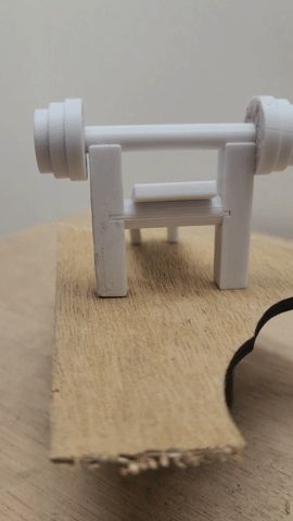 Weight bench doll house Action figures