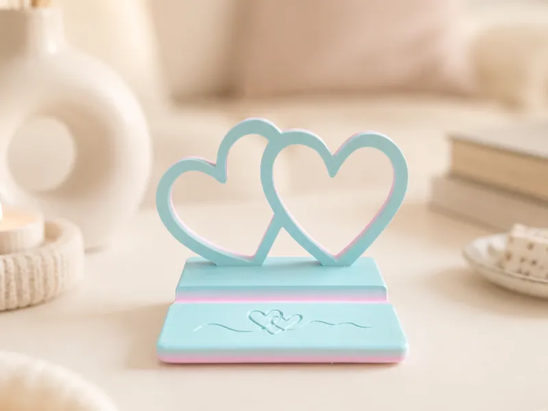 Hearts Phone Holder 
