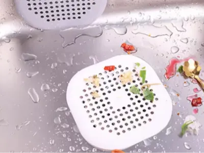 Sink drain filter, drain grate, food catcher