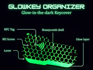 GlowKey – Glow-in-the-Dark Key Organizer