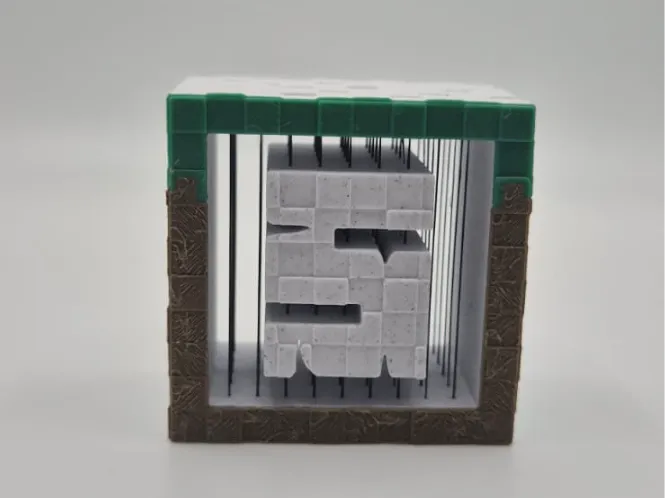 Minecraft Buchstabe-S String Art Alphabet