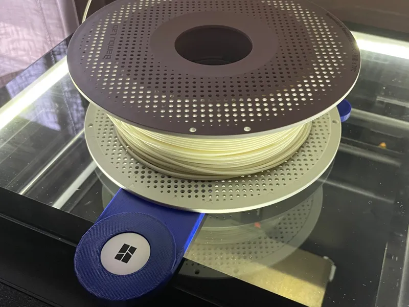 "over the P1S" filament feeding bar