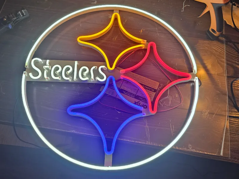 Steelers Logo Neon LED