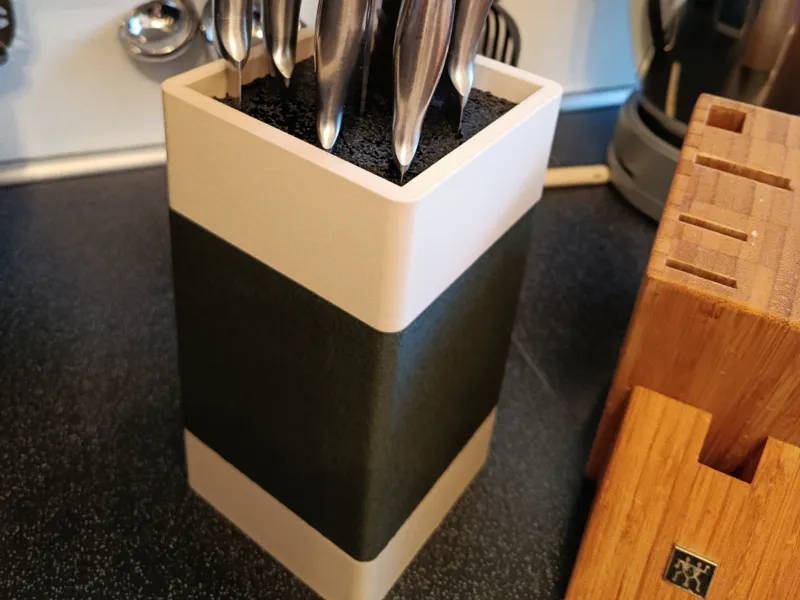 Messerblock Knifeblock 105x105x108mm inside size