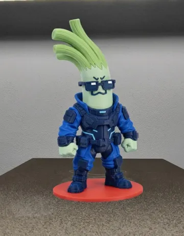 Accesorio para impresora 3D: Cyber LEEK - FanArt Toy — vista de referencia 3