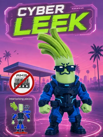 Accesorio para impresora 3D: Cyber LEEK - FanArt Toy — vista de referencia 2