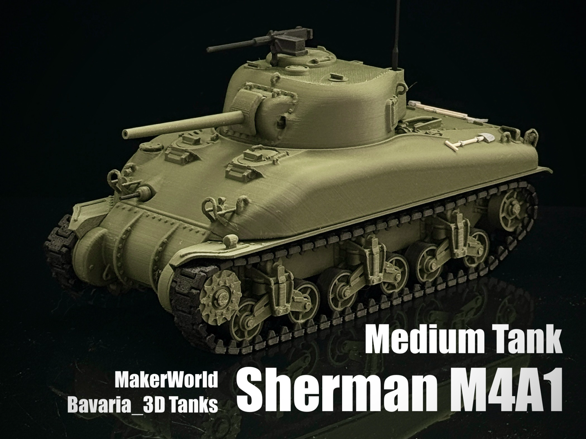 Sherman M4A1 Medium Tank United States Army 1/35 - 1