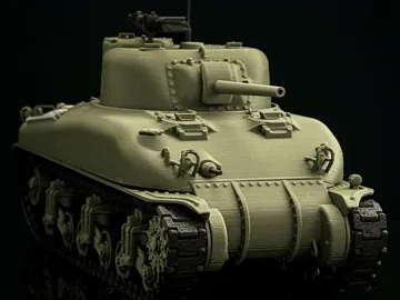Accesorio para filamento: Sherman M4A1 Medium Tank United States Army 1/35 — vista de referencia 3