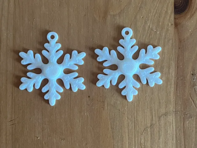 snowflake earrings