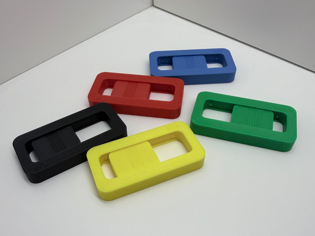 Sliding block fidget / slider – print‑in‑place