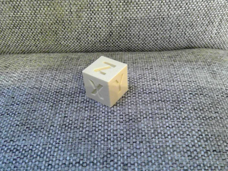 XYZ Cube 20mm - Calibration Test