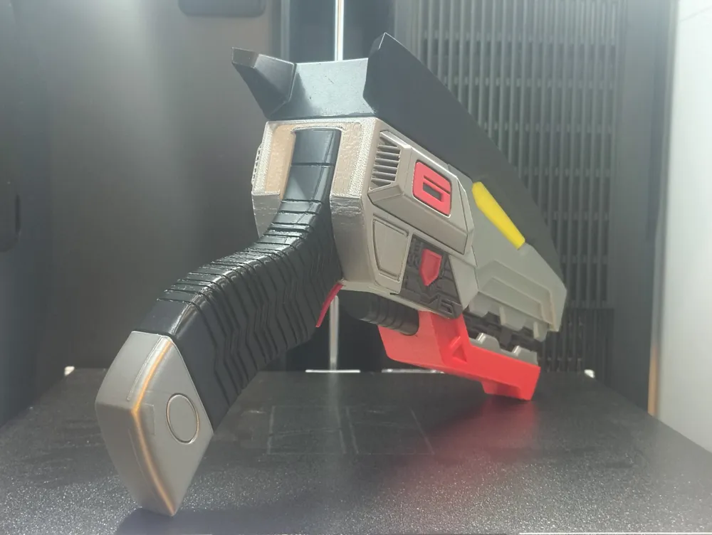 Quantum Defender Blaster Mode - Free 3D Print Model - MakerWorld