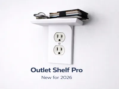 Outlet Shelf Pro ( 2 or 4 plug model)