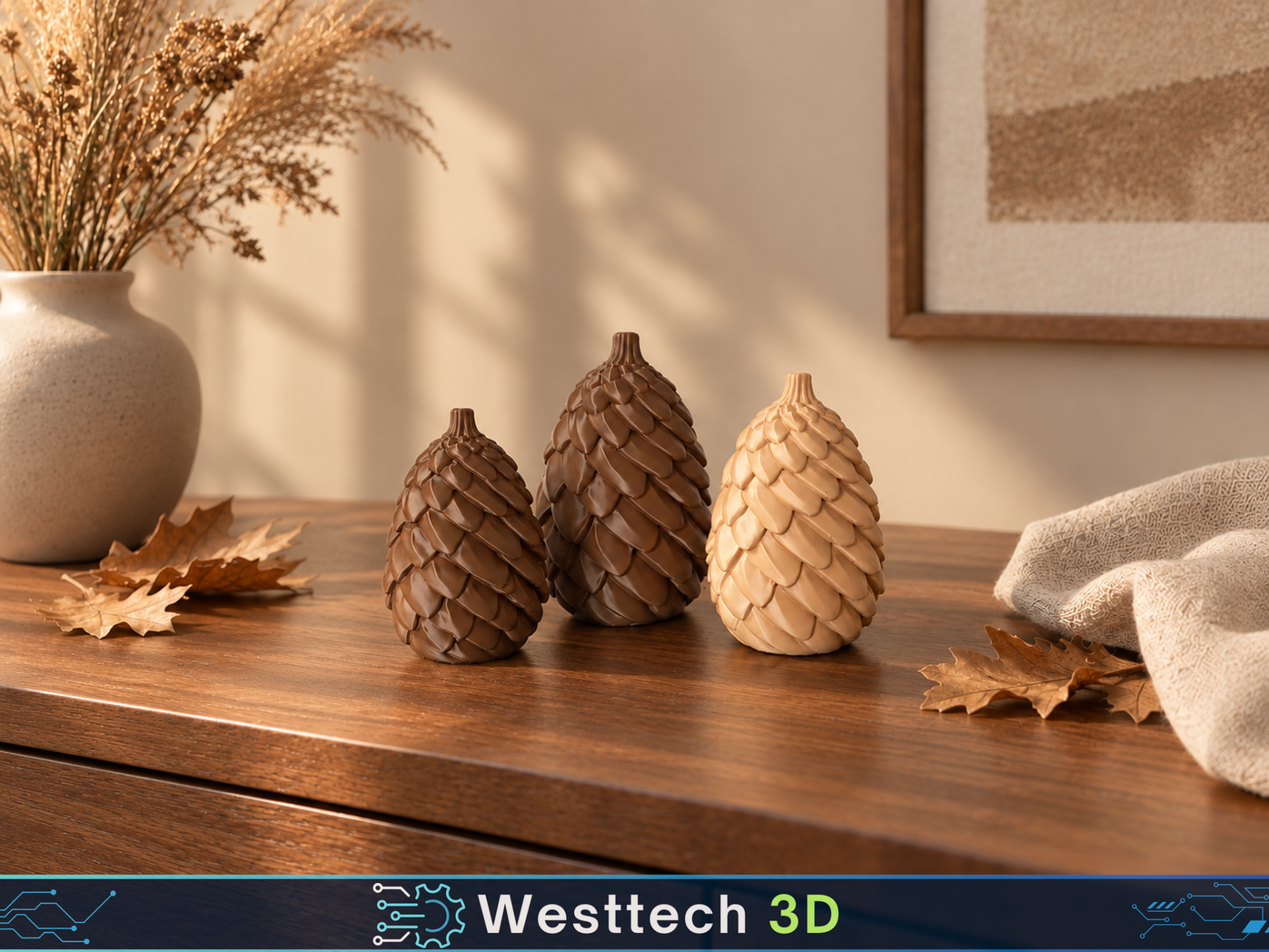 Tannenzapfen Deko 3D model