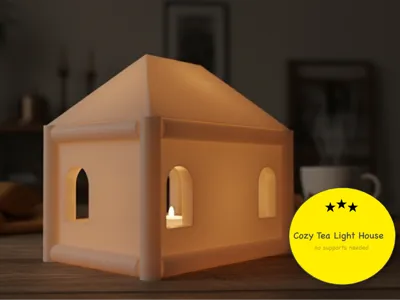 Cozy Tea Light House