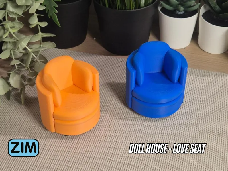 Doll House Furniture - Love Seat