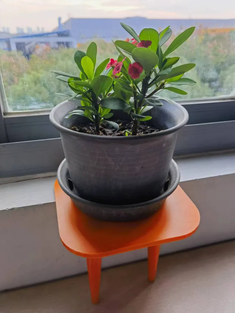 window sill flower rack