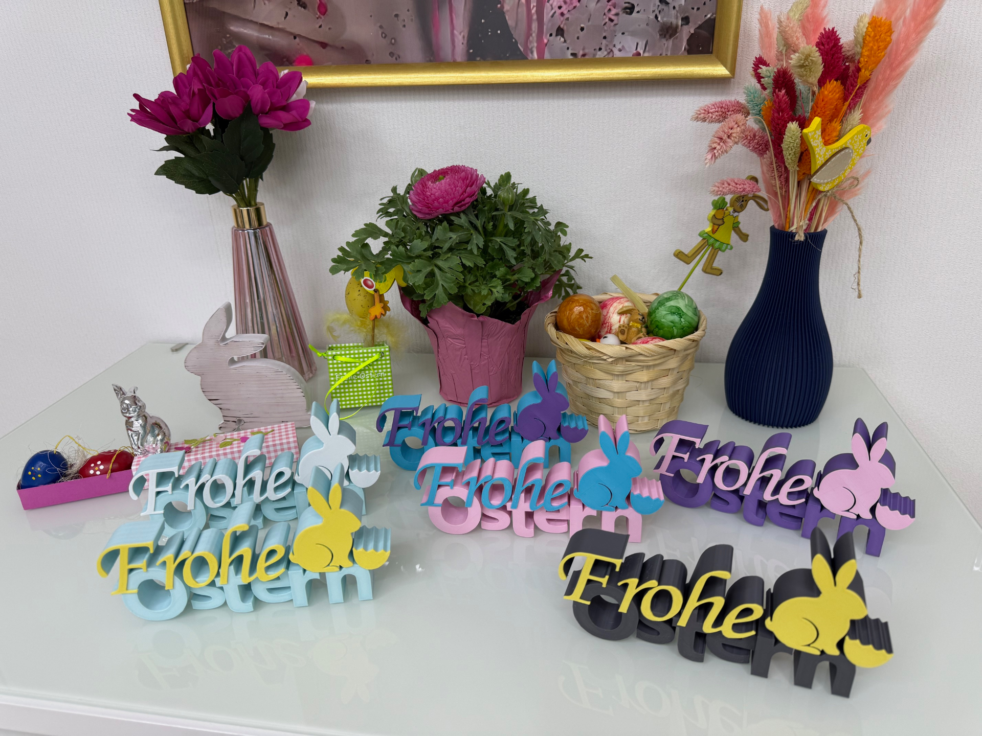 Frohe Ostern Deko