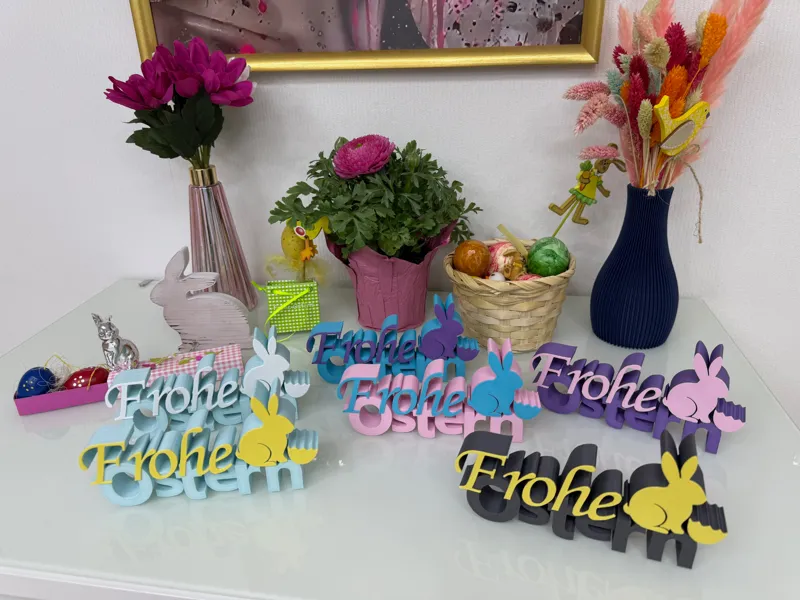 Frohe Ostern Deko