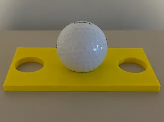 Golf Ball Jig for EufyMake E1 UV Printer