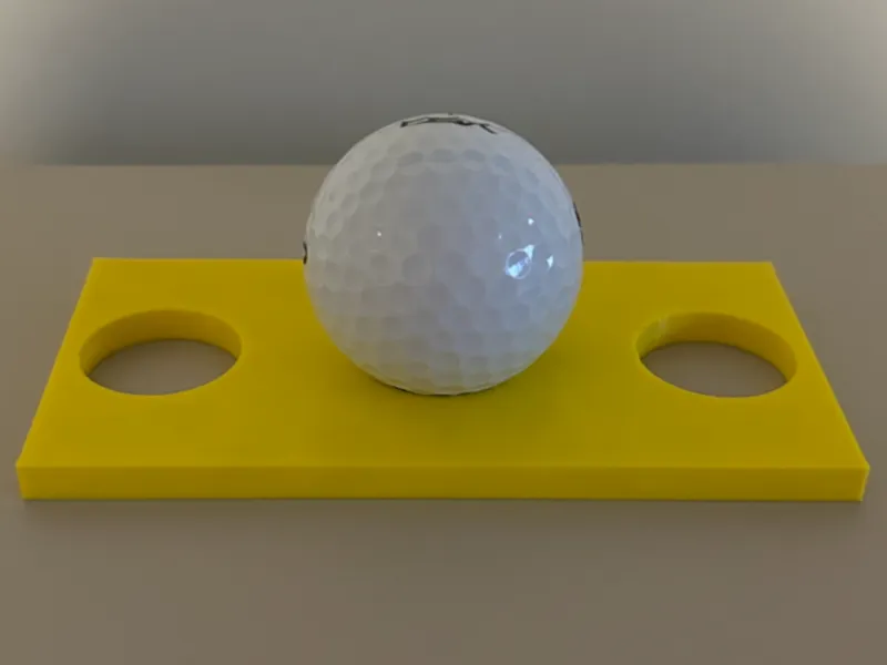 Golf Ball Jig for EufyMake E1 UV Printer
