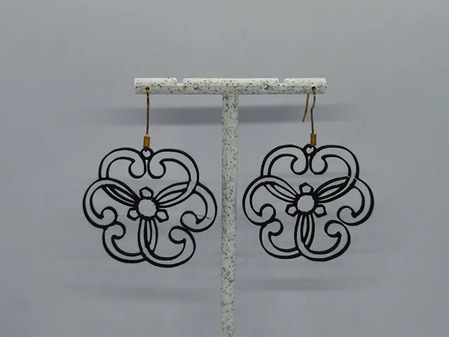 Aretes Flor de Encaje