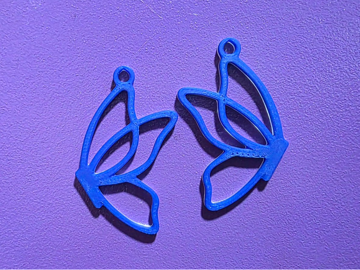 Pendientes figura de mariposa