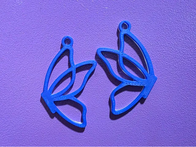 Pendientes figura de mariposa