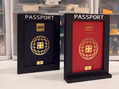 brick store passport display frame