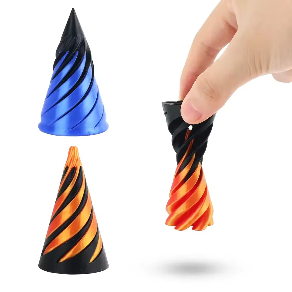Spiral Cone Fidget Toy - Stress Relief Desk Companion