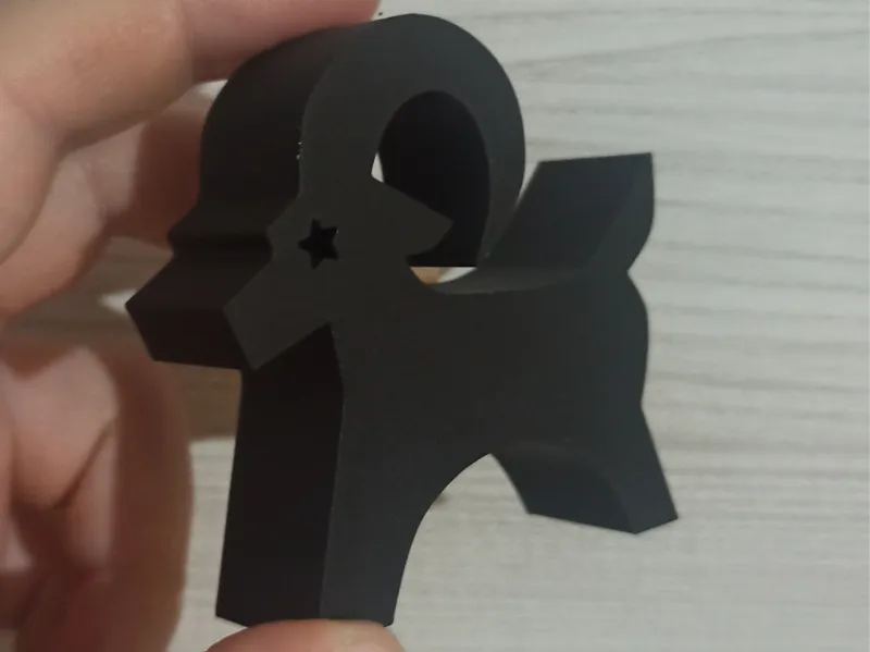 Decorative Black Goat