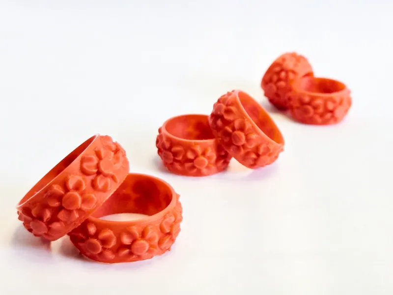 Floral Flower Ring - Gift