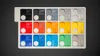 S size filament swatch display tray (compact version), each tray can hold 15 filament swatches
