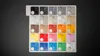 L Size Filament Swatch Display Tray (Large Version), each tray holds 25 swatches