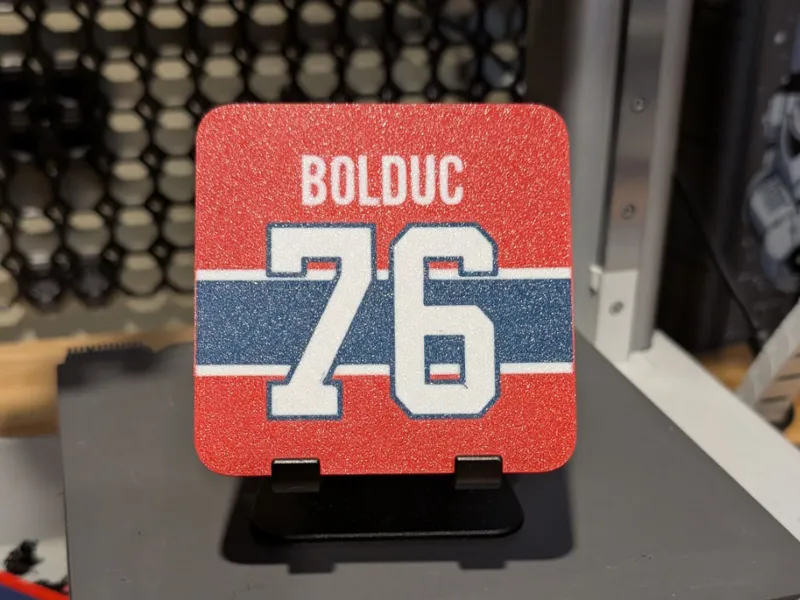 Zachary Bolduc MTL #76 coaster