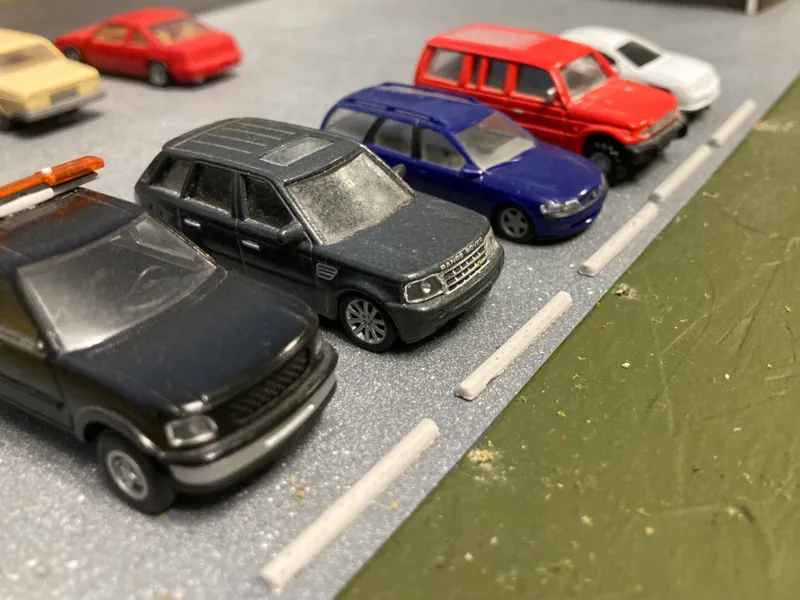 Parking Curb - 1/87 and 1/64 Scale