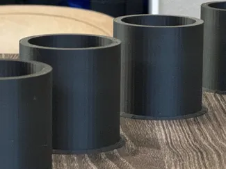 Stereo / amplifier risers (riser cups)