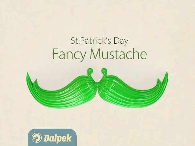 Fancy Mustache for St. Patrick's Day