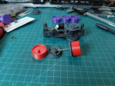 Lionel wheel installation tool - customizable