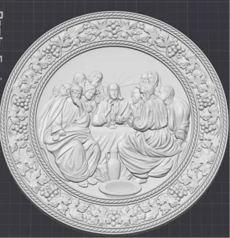 Last Supper Plate
