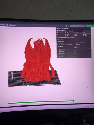 Adorno temático: Dragon avec son oeuf 3 — vista de referencia 4