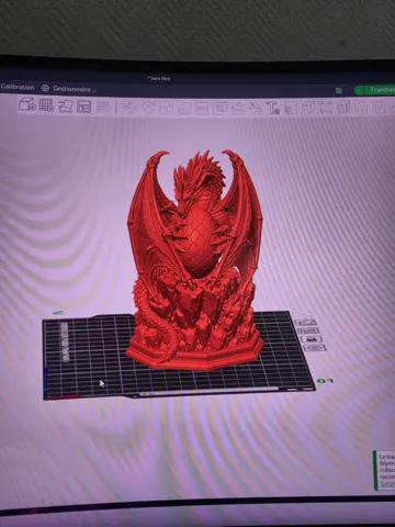 Adorno temático: Dragon avec son oeuf 3 — vista de referencia 5