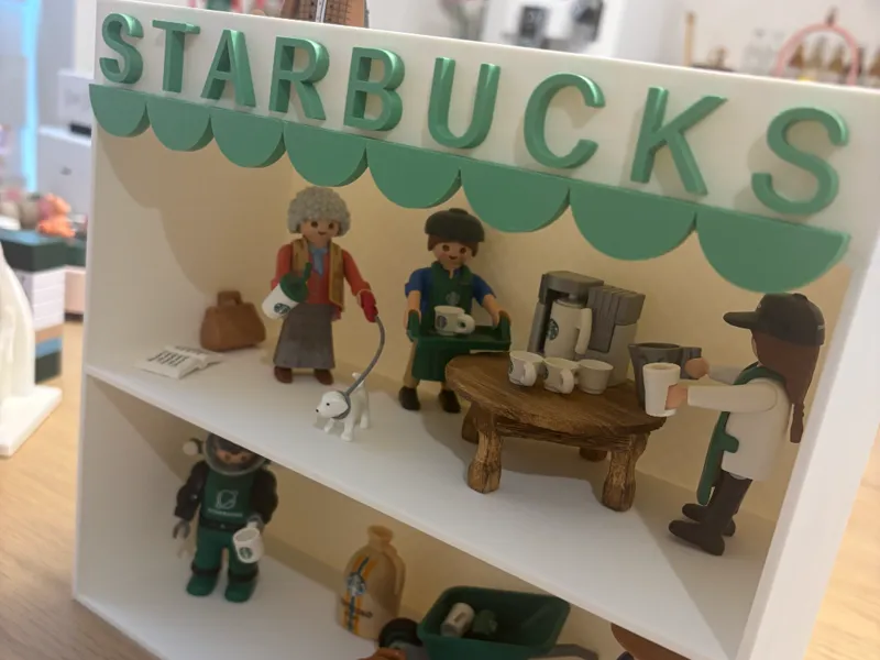 Starbucks Mini-Display Stand