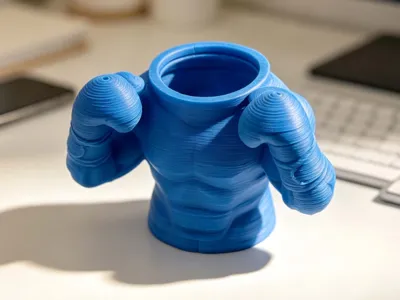 Desktop ornament pen holder