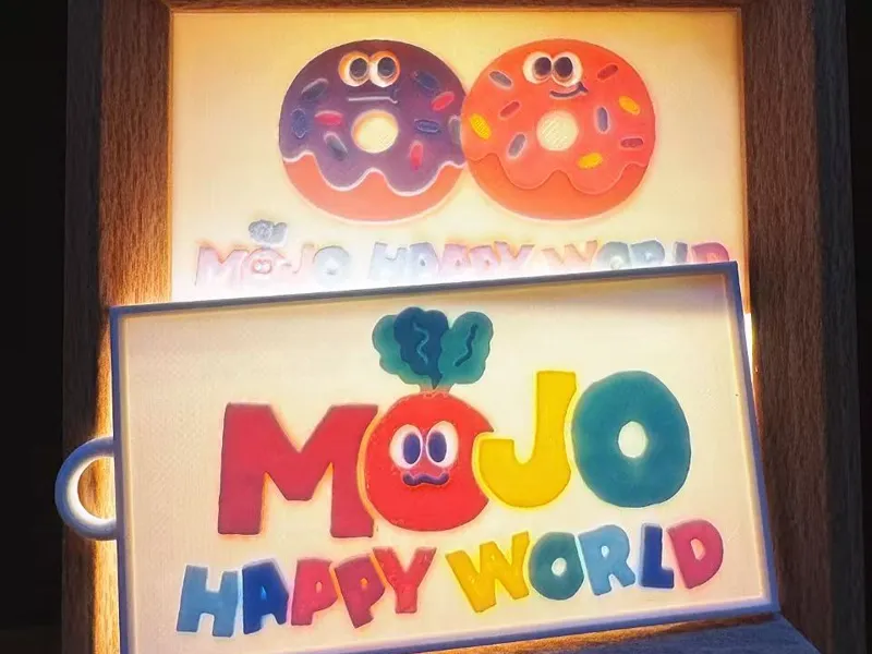 mojo happy world 吊卡 五月天互黑物料 透光浮雕
