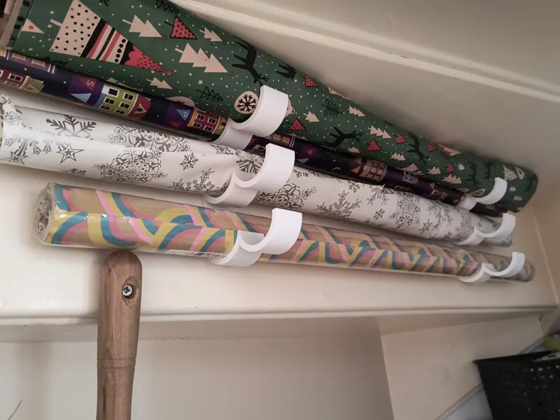 gift wrap roll wall mount